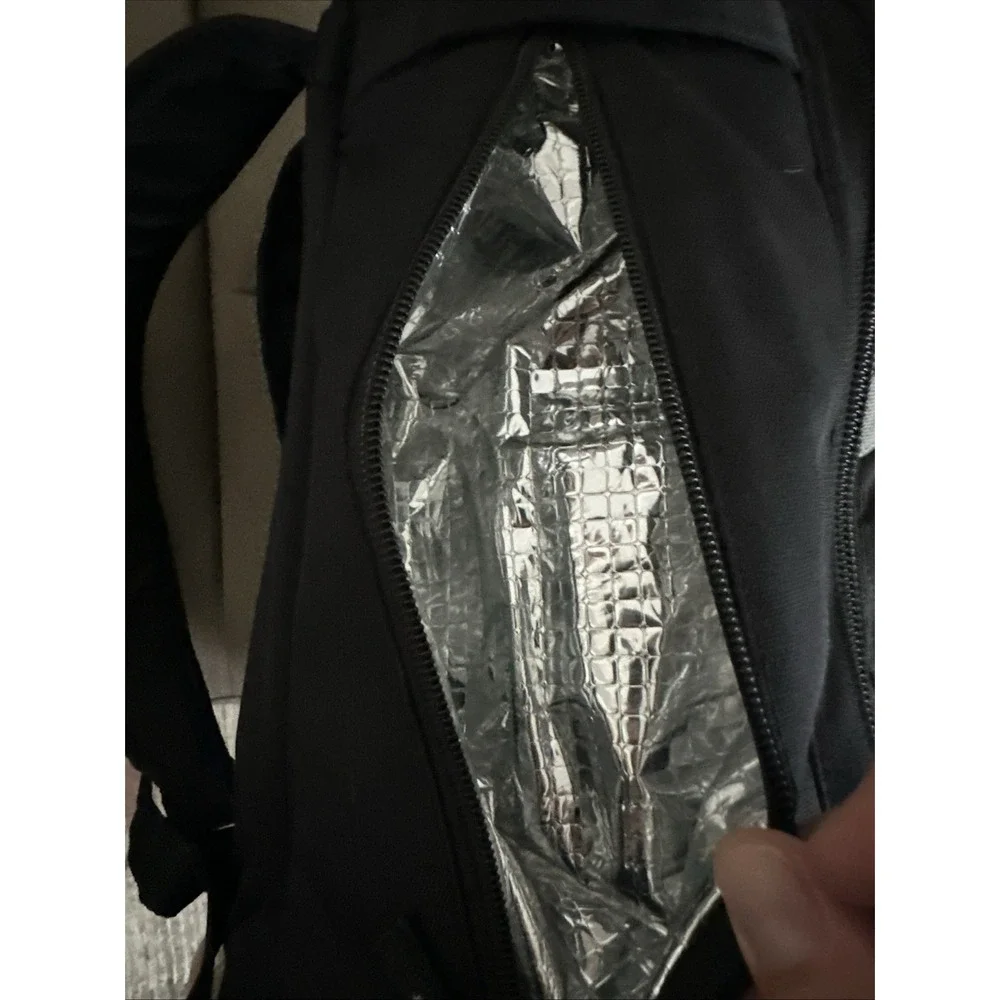 Nike Lacrosse Lazer Backpack Black Insulated Gear Bag Sports Travel Rucksack